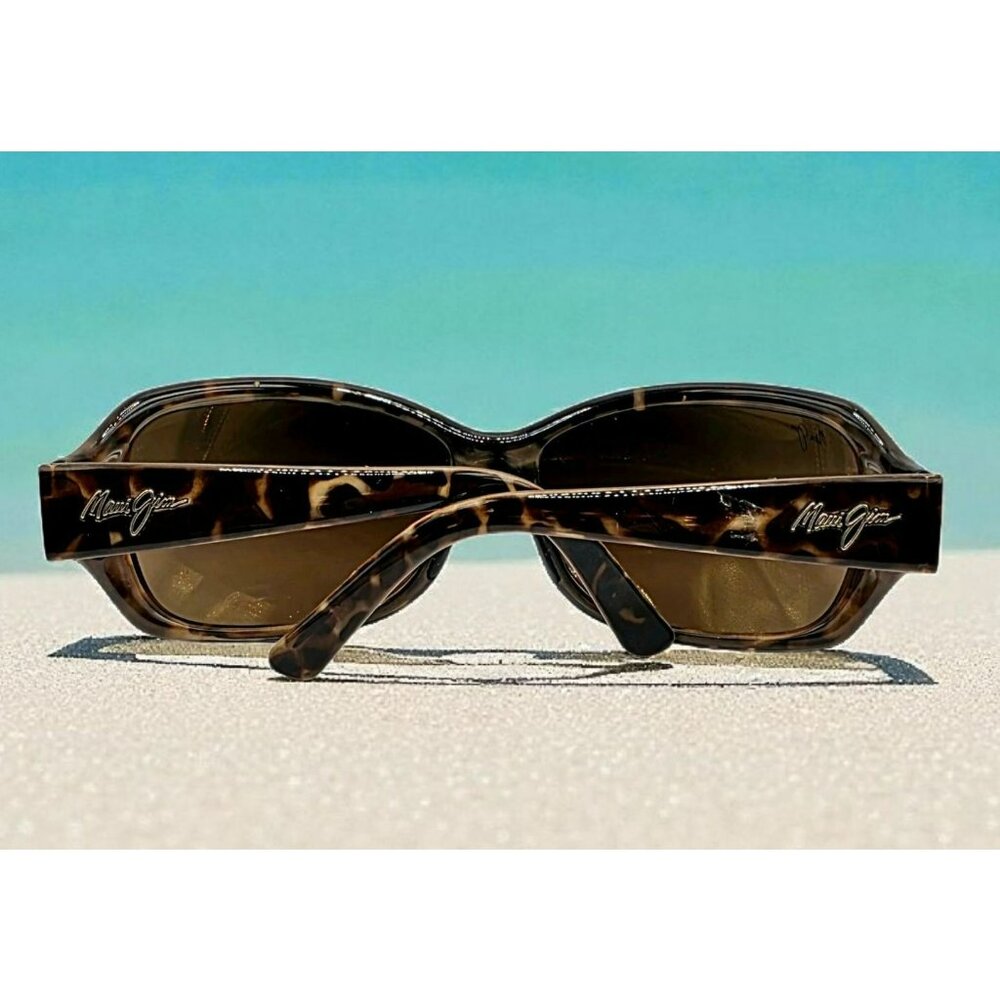 Maui Jim Tortoise Sunglasses Pearl City Polarized Brown Lenses Italy MJ 214-10